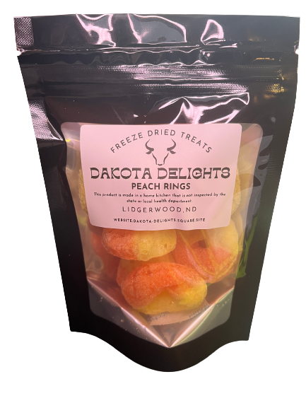 Freeze Dried Peach Rings